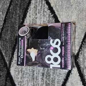 180'S QUANTUM SOUND BLACK FAUX FUR COLD WEATHER EAR WARMERS